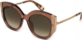 Furla Womens SFU820 53 0805 Sunglasses - Brown - One Size