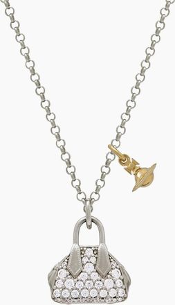 Vivienne Westwood Womens Yasmine Pendant Necklace Silver - Size: OS