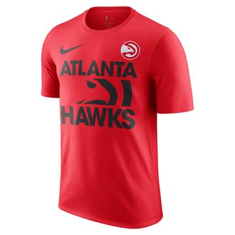 Nike Atlanta Hawks Courtside Nike Mens NBA T-Shirt in Red | HQ0584-657