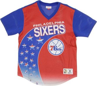 Mitchell & Ness NBA T-shirt T-shirt Phi 76E - Heren - T-shirts - Blauw - L - Tops