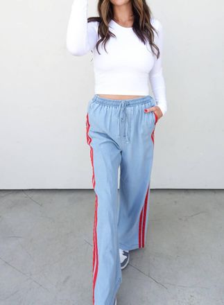 So Me Track Pant In Denim