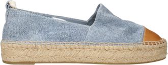 Tory Burch Tory Burch Damess Stoffen espadrilles blauw/wolk