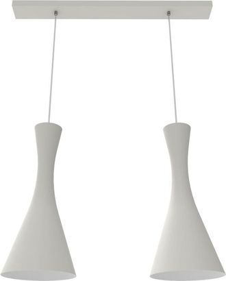 Lumicom Jaqueline L&aacute;mpara De Techo Lineal Blanco Hoja