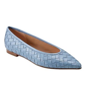 Marc Fisher Womens Damaria Flat In Blue