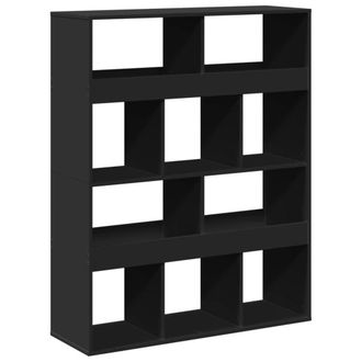 Berkfield Home Room Divider Black 100x33x125.5 cm Engineered Wood