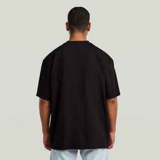 G-Star Multi Technique Graphic Relaxed T-Shirt - Zwart - Heren