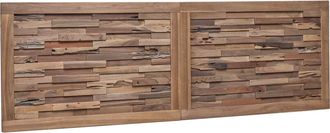 vidaXL Cabecero De Cama Natural Madera De Teca Maciza Vidaxl
