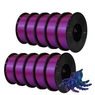 OEM Filamento Per Stampante 3d, 10 Kg Pla Setoso, Ad Alte Prestazioni, Rosso Verde Blu
