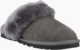 Hush Puppies Womens Samantha Womens Mule Slippers - Grey - Size: 5