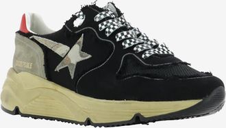 Golden Goose Sneakers aus Baumwolle und Leder Running Sole