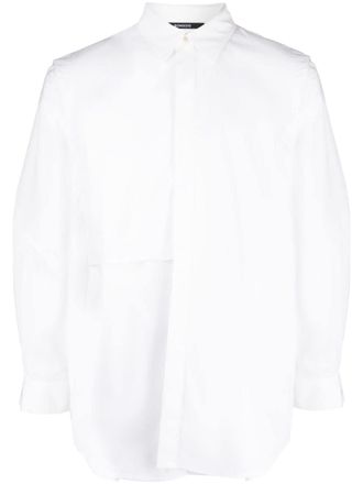 Songzio Camicia Eclipse con design a inserti - Bianco