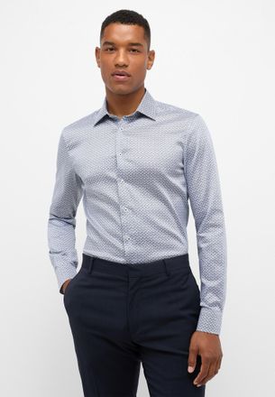 Eterna Langarmhemd ETERNA SLIM FIT, Herren, Gr. 38, Normalgr&ouml;ssen, gr&uuml;n, Twill, 42% cotton, 4% Elasthan, 54% Lyocell, schmal, Manschette, Hemden Langarmhemd