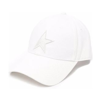 Golden Goose Star Baseball Cap - Heren - Petten - Wit - ONE Size - Katoen - Accessoires