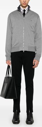 Givenchy Mens Logo Zipped Track Suit - Grey Cotton - Size Large