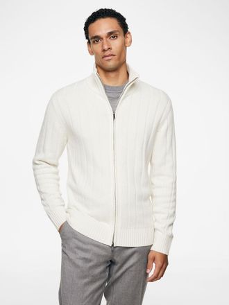 Gentiluomo Wool Blend Vest | Ecru