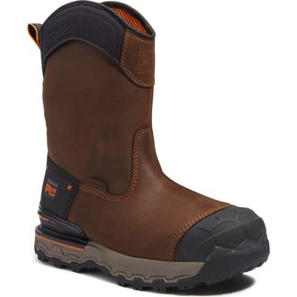 Timberland Boondock Ultralight Pull-On Composite Waterproof Work Boot in Medium Brown Full Grain at Nordstrom, Size 10.5