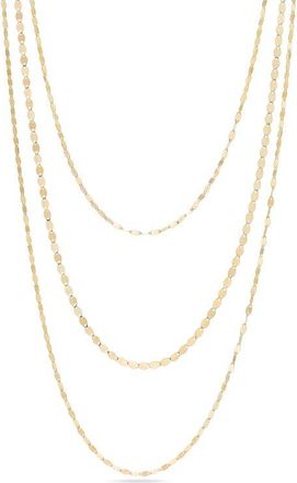 Lana Jewelry Sienna Triple Strand Necklace in 14K Yellow Gold at Nordstrom, Size 18