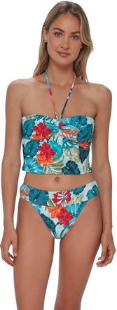 Swim Systems Byron High Waist Bikini Swim Bottoms in Tiki Tango Rib at Nordstrom, Size X-Large