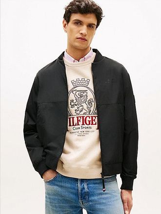 Tommy Hilfiger Water Resistant Tonal Logo Bomber Jacket