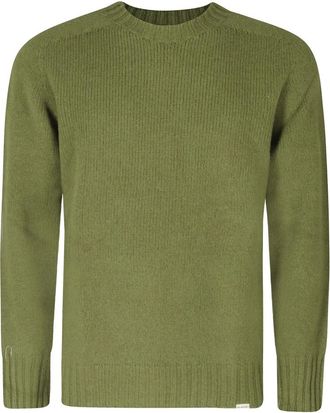 Roy Rogers Maglione Girocollo Morbido - - Knitwear - Uomo - Verde - M