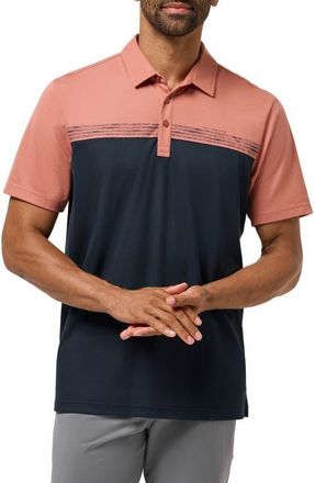 Travis Mathew Society Rule Cotton Blend Polo in Brick Dust at Nordstrom, Size Xx-Large