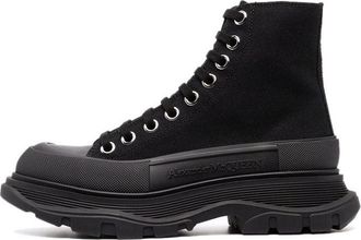 Alexander McQueen (WMNS) Alexander McQueen Tread Slick Lace Up Boot Black 611706W4MV21000