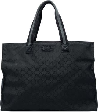 Gucci Pre-owned Gucci GG Nylon Web Tote Ladies F6JGED7YAOJJX3LI