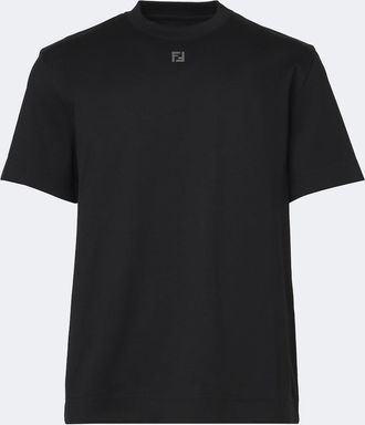 Fendi Camiseta FF de jersey de algod&oacute;n