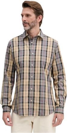 Barbour Kenton Shirt - Heren - Casual Overhemden - Veelkleurig - M - Katoen - Overhemden
