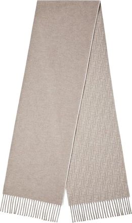 Fendi Sciarpa - Dames - Accessoires - Beige - Maat: ONE Size