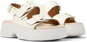 Camper Tasha Platform Sandal in White Natural at Nordstrom Rack, Size 36