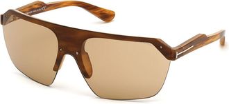 Tom Ford FT0797 RAZOR 55E Mens Sunglasses Brown Size 165