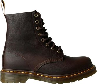 Dr. Martens Lace-up Boots - Heren - Veterlaarzen - Bruin - 41 EU - Leer - Schoenen