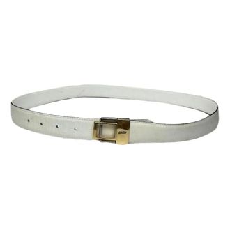 Bally Pre-owned Belts, female, White, Size: ONE SIZE Pre-owned Leather Belt