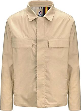 K-Way Giubbotto - Heren - Zomerjassen - Beige - XL - Jassen