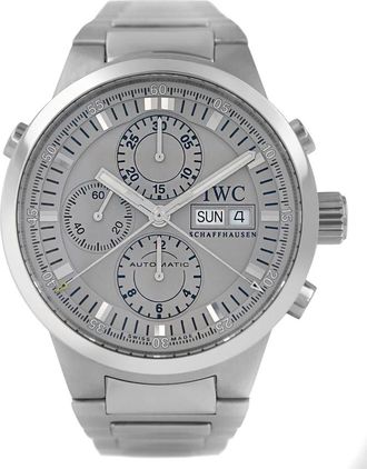 IWC Pre-owned IWC Gst Chrono-Rattrapante Chronograph Automatic Grey Dial Mens Watch IW371508