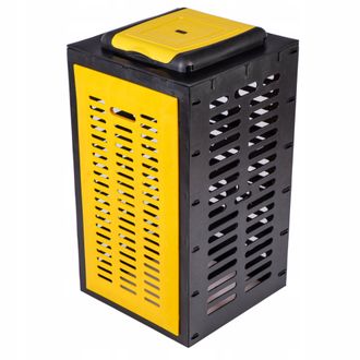 OEM Contenedor Modular Abierto Para Bolsas De Basura, Amarillo