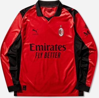 Puma AC Milan x Slam Jam Longsleeve Jersey Red