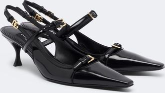 Dolce & Gabbana Salones destalonados de charol con DG