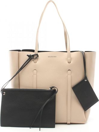 Balenciaga White Leather Tote Bag (Pre-Owned)