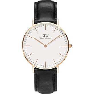 Daniel Wellington Classic Sheffield - Dames - Horloges - Wit - ONE Size - Leer - Accessoires
