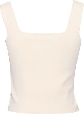 Max Mara Top Pilade con scollo quadrato - Toni neutri