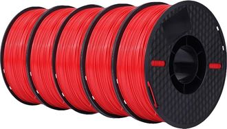 OEM Filamento Para Impresora 3d, 1,75 Mm, Alta Durabilidad, 5 Kg, Rojo