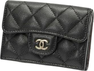 Chanel Pre-owned Wallets, female, Black, Size: ONE SIZE Pre-owned Vintage Wallet