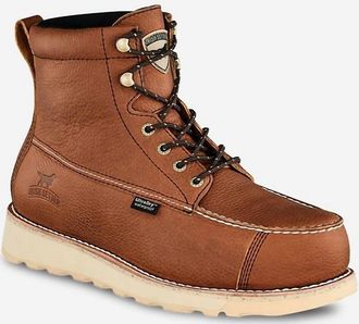 Red Wing Shoes Mens Wingshooter 6-Inch Waterproof Safety Toe Boot In Brown