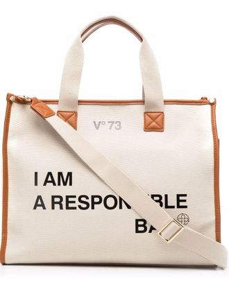 V° 73 Borsa tote Responsability - Toni neutri