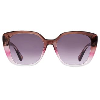 Nine West NW 25 491 PRP Smoke Cat Eye Ladies Sunglasses 10270066.LTS PRP