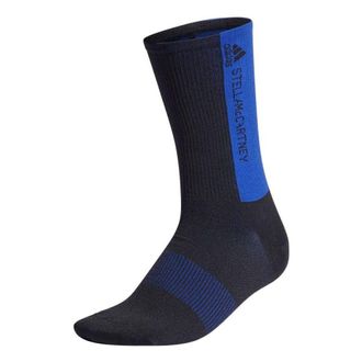adidas by Stella McCartney Crew Sports Socks Black Blue HG1211