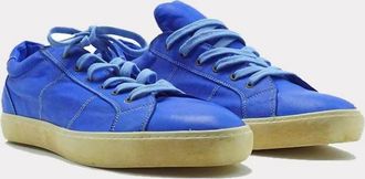 Pantofola D'oro Mens Del Bello Low Nappa Sneaker In Blue