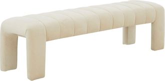Safavieh Couture Bellissima Channel Tufted Bench